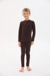 Термобелье детское Thermo Kids шоколад 128 - изображение 1