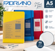 Блокнот Fabriano A5 в линию, 70 листов, 90 г/м², в ассортименте - изображение 1