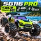 Радіокерована машинка ZLL SG116 PRO 1:16 4WD до 40 км/год — RC монстр-трак, 2 акумулятори 1300mAh, пропорційне керування, LED - зображення 1