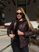 Женская куртка молодежная демисезонная UF-Fashion KS-KL шоколадный XL - изображение 2