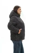 Женская зимняя куртка большого размера UF-fashion 1222-r 64 черный - изображение 2