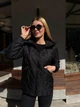Женская молодежная демисезонная куртка UF-Fashion KS-KL черный XL - изображение 1