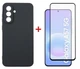 Комплект Панель Carbon+Скло DENGOS для Samsung Galaxy A57 Black (DG-KM-195) - зображення 1