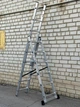 Універсальна три-секційна розкладна драбина 3x6 "Олімп" - зображення 2