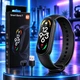 Фитнес-браслет M7 Black с цветным экраном, шагомером, измерением пульса и давления и поддержкой FitPro - изображение 1