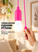Ночник лампочка на шнуре фонарь подвесное на батарейках BRS Pink - изображение 3