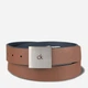 Ремень двусторонний мужской Calvin Klein 625192503 S (100.5 см) Синий/Коричневый (1162666841) - изображение 2