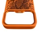 Чохол Kajsa Glamorous Snake для iPhone 17 Pro Max помаранчевий Orange Plus (MagSafe, металеве кільце камери, преміум) - зображення 5