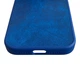 Чехол Kajsa Glamorous Crazy Horse для iPhone 17 Pro синий Blue Plus (MagSafe, металлическое кольцо камеры, премиум) - изображение 6