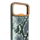 Чехол Kajsa Glamorous Leather Snake для iPhone 17 Pro Max разноцветный Mix (MagSafe, металлическое кольцо камеры, премиум) - изображение 3