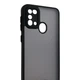 Чехол для Samsung Galaxy M31 черный матовый полупрозрачный (бампер, защита камеры) - изображение 3