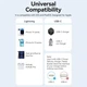Кабель Vention USB 2.0 Type-C M to Lightning M 1 PD 27W PVC White (LAKWF) - зображення 6