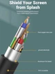 Кабель Vention VGA 15M to VGA 15M 20м з феритами Black (DAEBQ) - зображення 6
