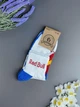 Чоловічі середні шкарпетки Шкарпеткофф у стилі "Red Bull" (р. 41-45, бавовна, біло-сині) - зображення 3