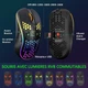 Беспроводной игровой комплект MOOJAY с RGB-подсветкой Черный - изображение 3
