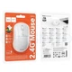 Мышь компьютерная беспроводная HOCO GM42 Platino 2.4G White - изображение 3