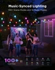 Уличная гирлянда Govee S14 Bulb 15 м RGBICWW, 15 LED ламп, IP66, 100+ сцен, Wi-Fi, Matter, Alexa, Google Home - изображение 5