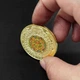 Сувенирная монета "Календарь Майя" / Подарочная монета в футляре / Gold - изображение 5
