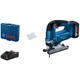 Електролобзик Bosch GST 185-LI, 18В, 4Аг, 0-3500 об/хв, хід 26мм, кейс - зображення 3