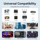 Патч-корд Vention Cat6 UTP RJ45 — RJ45 з кутовим конектором 90° вгору, 8 м, Black (IBVBK) - зображення 10
