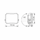 LED прожектор VIDEX F3 20W 5000K 220V Black (VLE-F3-0205B) VIDEX (27713-000) - изображение 6