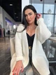 В'язаний жіночий кардиган NASTIA, колір молочний, розмір onesize - изображение 5