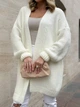 В'язаний жіночий кардиган NASTIA, колір молочний, розмір onesize - изображение 6