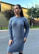 Вʼязана сукня міді INTER, колір Джинс, розмір One Size - зображення 2