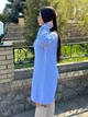 Вʼязана сукня довжиною міді ASIA, колір Блакитний, розмір One Size - изображение 6