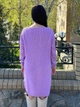 Вʼязана сукня довжиною міді ASIA, колір бузок, розмір One Size - изображение 8