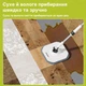 Набор швабра и ведро с отжимом Homettler CW003T, 2 мопа в комплекте, прозрачный - изображение 3