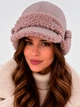 Шапка женская VILSS Regina Cashmere Ram VLU-2504-19-25-Mv7s 55-58 Латте/Темно-пудровый - изображение 2