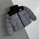 Зимняя куртка пуховик The North Face 700 Reflective серая рефлективная 2XL 4468 - изображение 3