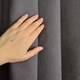 Комплект штор 2 шт 150х260 см, Soft Velvet шторы, гардины, портьеры на шторной тесьме V-340 темно серая - изображение 10