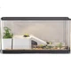 Настільний прозорий екологічний акваріум для черепах KUOTING, акваріум для вітальні, чорний - изображение 3