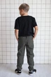 Джоггеры для мальчика на флисе графит WarmS Fashion Relax fit, СмаилТайм SmileTime, рост 140 (ZJ32-02-15) - изображение 2