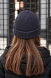 Дитяча Демісезонна Шапка Біні Для Дівчинки Without Destroyed Dark Gray - изображение 3