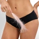 Базовые бесшовные трусики Черный, 3XL - изображение 1