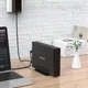 Зовнішня кишеня Orico 7688C3 для 3.5" HDD USB 3.1 з підставкою - зображення 3