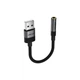 Перехідник USB AM to 3.5mm F 0.15m black Acefast (6974316285298) - зображення 2