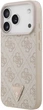 Чохол для смартфона Guess Leather 4G Triangle Strass MagSafe для Apple iPhone 18 Pro / Apple iPhone 17 Pro Pink (3666339652401) - зображення 2