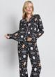 Женская пижама Primark Jersey Long Sleeve Boyfriend «Star Wars» S Домашний комплект Черный (10259) - изображение 2