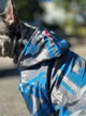 Куртка для собак Diego jacket блакитна геометрія- XS - изображение 4
