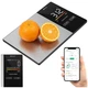 Умные кухонные весы Ruhhy 24632 до 5 кг, Bluetooth, КБЖУ, точность 1 г, нержавеющая сталь - изображение 1