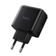 Мережевий зарядний пристрій HOCO C158A Upgrade PD45W(1C1A) charger(EU) Black - изображение 3