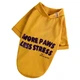 Футболка Dogsbomba Less Stress жовта F-94 розмір 2 (2000000084428) - изображение 1