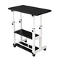 Мобильный столик RIAS MD-C-002 2 полки регулировка высоты 60×40 см Black (3_08779) - изображение 1