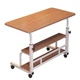 Консольный стол RIAS MD-C-004 с 2 полками 80x40 см Brown-White (3_08780) - изображение 1