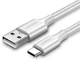 Кабель UGREEN US287 USB-A 2.0 — USB-C 3 А 1.5 м White (60122) - зображення 1