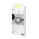 Кабель зарядний Lightning Baseus Halo Data Cable USB для iP 2.4A 2 м Gray/Black (CALKLF-CG11) - зображення 7